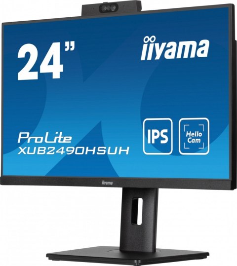 Monitor 24 cale XUB2490HSUH-B1 IPS,FHD,CAM,MIC,HDMI,DP,3xUSB(3.2), 100Hz,250cd,4ms,ADAPTIVE SYNC,FlickerFree,2x2W,WINDOWS HELLO Monitor 24 cale XUB2490HSUH-B1 IPS,FHD,CAM,MIC,HDMI,DP,3xUSB(3.2), 100Hz,250cd,4ms,ADAPTIVE SYNC,FlickerFree,2x2W,WINDOWS HELLO
