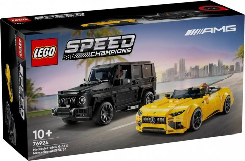 Klocki Speed Champions 76924 Mercedes-AMG G 63 i Mercedes-AMG SL 63