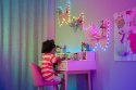 Inteligentne lampki dekoracyjne Strings USB-C (Candies) 200 LED RGB, serca, zielony przewód, 12 m