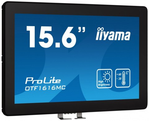 Monitor 16 cali OTF1616MC-B1, VA,poj.10pkt.1100cd,IP65, outdoor, VGA,HDMI,DP,RJ45 Monitor 16 cali OTF1616MC-B1, VA,poj.10pkt.1100cd,IP65, outdoor, VGA,HDMI,DP,RJ45