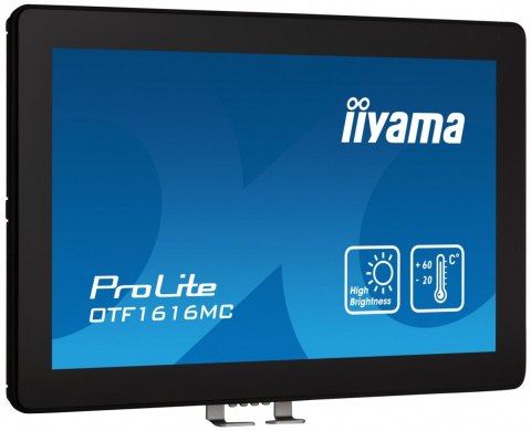 Monitor 16 cali OTF1616MC-B1, VA,poj.10pkt.1100cd,IP65, outdoor, VGA,HDMI,DP,RJ45 Monitor 16 cali OTF1616MC-B1, VA,poj.10pkt.1100cd,IP65, outdoor, VGA,HDMI,DP,RJ45