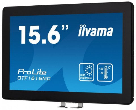 Monitor 16 cali OTF1616MC-B1, VA,poj.10pkt.1100cd,IP65, outdoor, VGA,HDMI,DP,RJ45 Monitor 16 cali OTF1616MC-B1, VA,poj.10pkt.1100cd,IP65, outdoor, VGA,HDMI,DP,RJ45