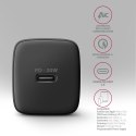 ACU-PD20 Ładowarka sieciowa PD 20W, 1x port USB-C, PD3.0/QC3.0/AFC/FCP/Apple Czarna