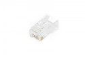 Wtyk RJ45 (8P8C) przelotowy, kat.6, nieekranowany, AWG 26-24, opakowanie 100 szt.