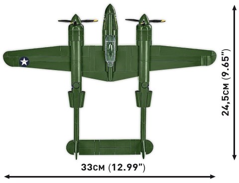 Klocki Lockheed P-38 Lightning 332 klocki Klocki Lockheed P-38 Lightning 332 klocki