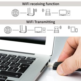 Szybki bezprzewodowy adapter USB DUAL Wi-Fi 2 x 2dBi | Standard AC | USB 3.0 | 1200Mbps