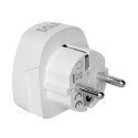 Adapter podróżny, gniazdo UK wtyk EU AP-02