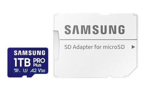 Karta microSD MB-MD1T0SA/WW 1TB PRO+ + adapter MB-MD1T0SA/EU Karta microSD MB-MD1T0SA/WW 1TB PRO+ + adapter MB-MD1T0SA/EU