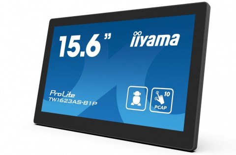 Monitor 16 cali TW1623AS-B1P,10P.DOT.IPS,ANDROID13,WIFI,24/7,RJ45, HDMI,3xUSB Monitor 16 cali TW1623AS-B1P,10P.DOT.IPS,ANDROID13,WIFI,24/7,RJ45, HDMI,3xUSB