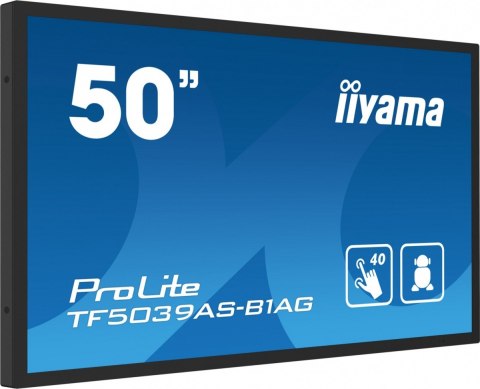 Monitor 50 cali TF5039AS-B1AG, VA,4K,HDMIx2,DP,RJ45,3xUSB,2x10W, ANDROID,24/7,IP65 Monitor 50 cali TF5039AS-B1AG, VA,4K,HDMIx2,DP,RJ45,3xUSB,2x10W, ANDROID,24/7,IP65