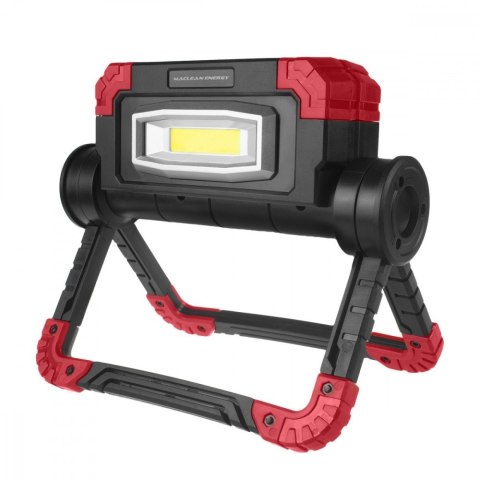 Lampa robocza LED COB warsztatowa składana MCE439 300LM 3 tryby świecenia, IP44. 6500K (zimna biała) wymiary: 199,4 x 141 x 58,6