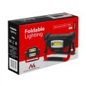 Lampa robocza LED COB warsztatowa składana MCE439 300LM 3 tryby świecenia, IP44. 6500K (zimna biała) wymiary: 199,4 x 141 x 58,6