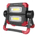 Lampa robocza LED COB warsztatowa składana MCE439 300LM 3 tryby świecenia, IP44. 6500K (zimna biała) wymiary: 199,4 x 141 x 58,6