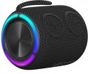 Głośnik bluetooth SIRIUS 2 MINI czarny moc 16W, LED, TWS