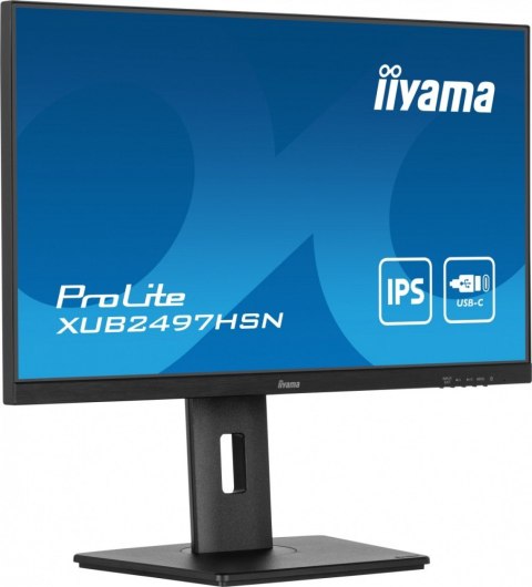 Monitor 24 cale XUB2497HSN-B2 IPS, USB-C Dock, HDMI, DP, 300cd, Pivot, HAS /5y/ Monitor 24 cale XUB2497HSN-B2 IPS, USB-C Dock, HDMI, DP, 300cd, Pivot, HAS /5y/