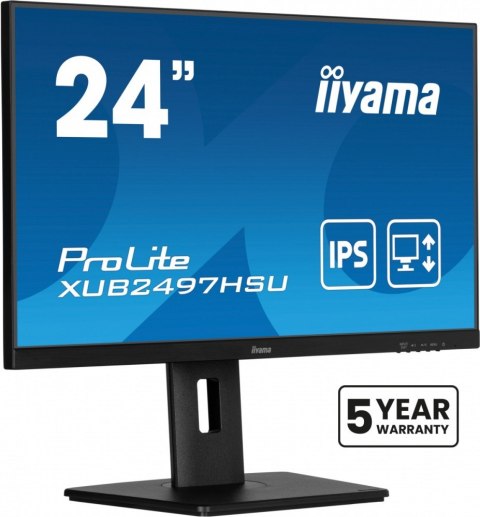 Monitor 24 cale XUB2497HSU-B2 IPS, HDMI, DP, 2x2W, 2xUSB, Pivot, HAS(150mm) /5y/