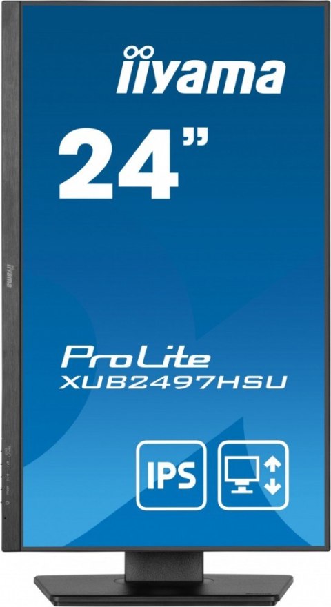 Monitor 24 cale XUB2497HSU-B2 IPS, HDMI, DP, 2x2W, 2xUSB, Pivot, HAS(150mm) /5y/ Monitor 24 cale XUB2497HSU-B2 IPS, HDMI, DP, 2x2W, 2xUSB, Pivot, HAS(150mm) /5y/