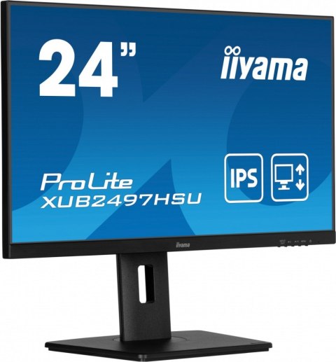Monitor 24 cale XUB2497HSU-B2 IPS, HDMI, DP, 2x2W, 2xUSB, Pivot, HAS(150mm) /5y/ Monitor 24 cale XUB2497HSU-B2 IPS, HDMI, DP, 2x2W, 2xUSB, Pivot, HAS(150mm) /5y/