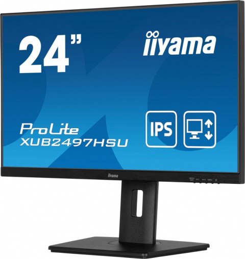 Monitor 24 cale XUB2497HSU-B2 IPS, HDMI, DP, 2x2W, 2xUSB, Pivot, HAS(150mm) /5y/ Monitor 24 cale XUB2497HSU-B2 IPS, HDMI, DP, 2x2W, 2xUSB, Pivot, HAS(150mm) /5y/