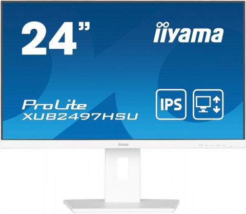 Monitor 24 cale XUB2497HSU-W2 IPS, HDMI, DP, 2x2W, 2xUSB, Pivot, HAS(150mm) /5y/ Monitor 24 cale XUB2497HSU-W2 IPS, HDMI, DP, 2x2W, 2xUSB, Pivot, HAS(150mm) /5y/