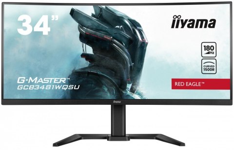 Monitor 34 cale GCB3481WQSU-B1 VA, UWQHD, 180HZ, 0.3ms, 500cd Monitor 34 cale GCB3481WQSU-B1 VA, UWQHD, 180HZ, 0.3ms, 500cd