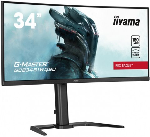 Monitor 34 cale GCB3481WQSU-B1 VA, UWQHD, 180HZ, 0.3ms, 500cd Monitor 34 cale GCB3481WQSU-B1 VA, UWQHD, 180HZ, 0.3ms, 500cd