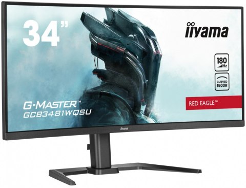 Monitor 34 cale GCB3481WQSU-B1 VA, UWQHD, 180HZ, 0.3ms, 500cd Monitor 34 cale GCB3481WQSU-B1 VA, UWQHD, 180HZ, 0.3ms, 500cd