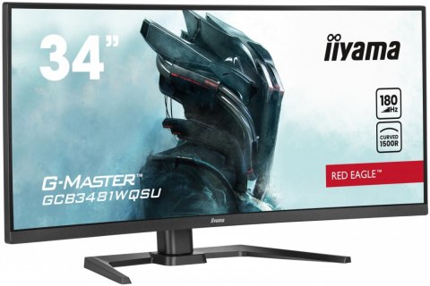 Monitor 34 cale GCB3481WQSU-B1 VA, UWQHD, 180HZ, 0.3ms, 500cd Monitor 34 cale GCB3481WQSU-B1 VA, UWQHD, 180HZ, 0.3ms, 500cd