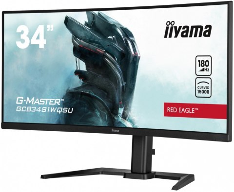 Monitor 34 cale GCB3481WQSU-B1 VA, UWQHD, 180HZ, 0.3ms, 500cd Monitor 34 cale GCB3481WQSU-B1 VA, UWQHD, 180HZ, 0.3ms, 500cd