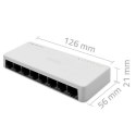 SWITCH przełącznik sieciowy 8 x port RJ45 | 100Mbps | Fast Ethernet | LAN