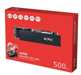 Dysk SSD XPG GAMMIX S50 CORE 500G PCIe 4x4 3.5/2.2 M2