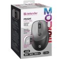 Mysz bezprzewodowa silent click FEAM MM-296 RF 1600 DPI Szara