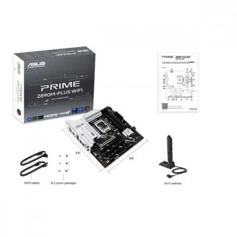 Płyta główna PRIME Z890M-PLUS WIFI S 1851 4DDR5 TB4/DP mATX /90MB1J80-M0EAY0 Płyta główna PRIME Z890M-PLUS WIFI S 1851 4DDR5 TB4/DP mATX /90MB1J80-M0EAY0