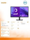 Monitor E2425H 23.8 cala LED VA 1920x1080/DP/VGA/3Y