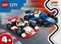 Klocki City 60464 F1 Bolidy Williams Racing i Haas F1