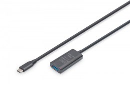 Kabel przedłużający aktywny, USB 3.0 5Gbps, USB-C - USB-A, 5m