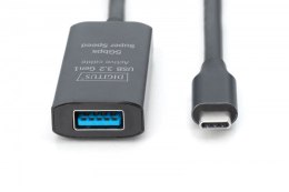 Kabel przedłużający aktywny, USB 3.0 5Gbps, USB-C - USB-A, 5m