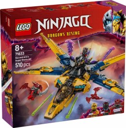 Klocki Ninjago 71833 Ras i burzowy superodrzutowiec Arina