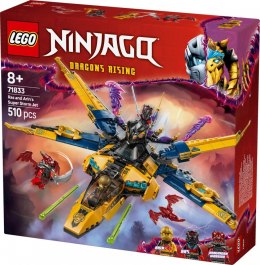 Klocki Ninjago 71833 Ras i burzowy superodrzutowiec Arina