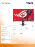 Monitor 27 cali XG27WCMS ROG FHD 280Hz HDMI