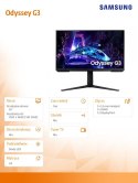 Monitor gamingowy Odyssey 24 cale LS24DG300EUXEN
