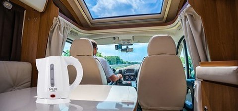 Czajnik elektryczny Adler AD 1272 (1600W 1l; kolor biały) Czajnik elektryczny Adler AD 1272 (1600W 1l; kolor biały)