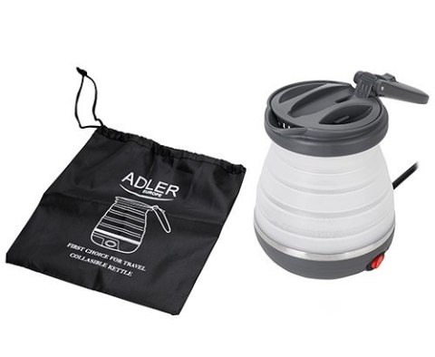 Czajnik elektryczny Adler AD 1279 (750W 0.6l; kolor biały) Czajnik elektryczny Adler AD 1279 (750W 0.6l; kolor biały)