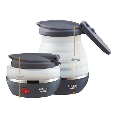 Czajnik elektryczny Adler AD 1279 (750W 0.6l; kolor biały) Czajnik elektryczny Adler AD 1279 (750W 0.6l; kolor biały)
