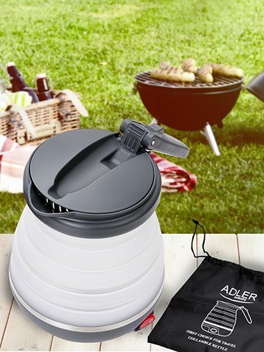 Czajnik elektryczny Adler AD 1279 (750W 0.6l; kolor biały) Czajnik elektryczny Adler AD 1279 (750W 0.6l; kolor biały)
