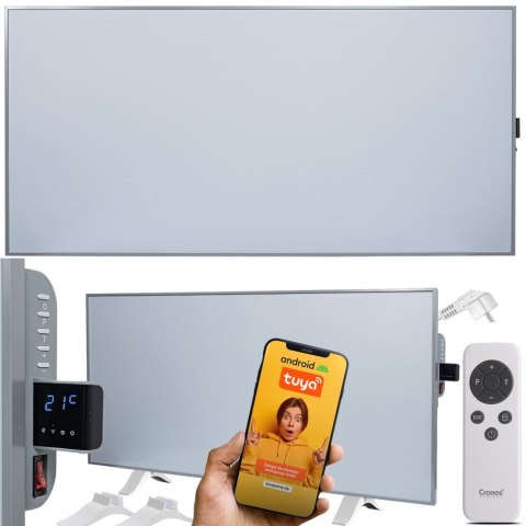 Promiennik podczerwieni Cronos Synthelith PRO CRP-770TWP 770W Full Grey z WiFi i pilotem Promiennik podczerwieni Cronos Synthelith PRO CRP-770TWP 770W Full Grey z WiFi i pilotem