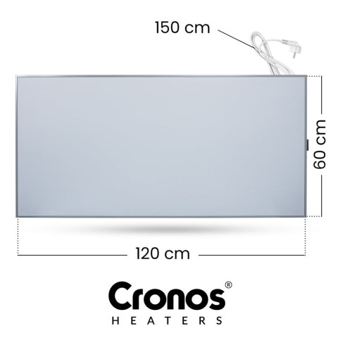 Promiennik podczerwieni Cronos Synthelith PRO CRP-770TWP 770W Full Grey z WiFi i pilotem Promiennik podczerwieni Cronos Synthelith PRO CRP-770TWP 770W Full Grey z WiFi i pilotem