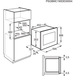 Kuchenka mikrofalowa Electrolux LMS2203EMX (700W; kolor czarny) (WYPRZEDAŻ)