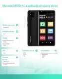 Smartfon MS 554 4G z aplikacją przyjazny ekran