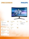 Monitor 27M2C5200W 27 cali Zakrzywiony VA 280Hz HDMIx2 DP HAS